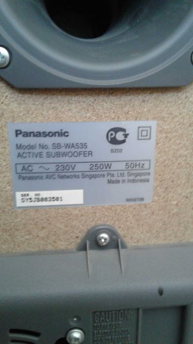 Panasonic Active SUBWOOFER 250W made in Indonesia: 1 111 грн