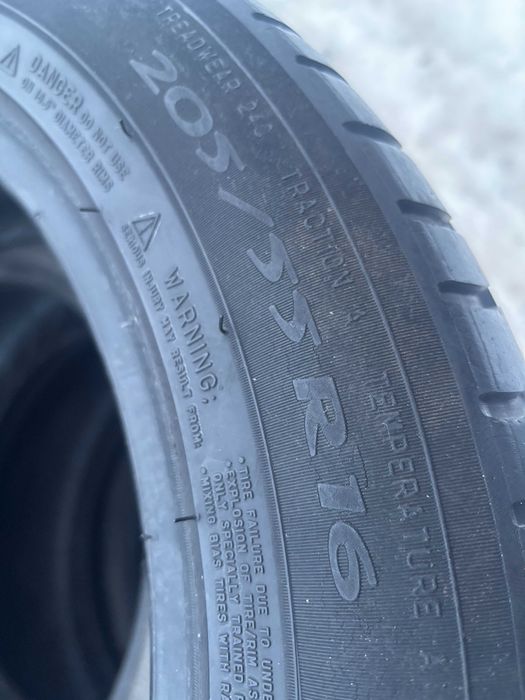 205-55-R16 MICHELIN PRIMACY = 4штуки летней резины GERMANY 2023
