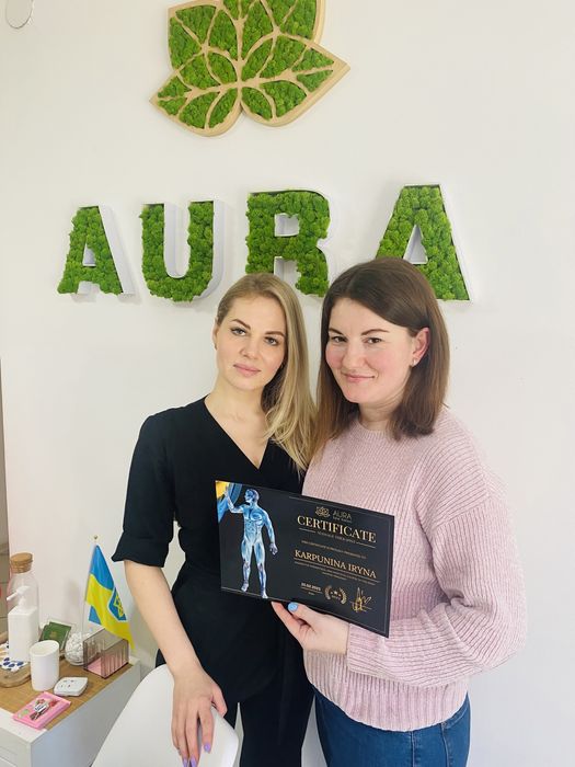 Курсы массажа в Aura Spa –  возможно трудоустройство при наличии мест