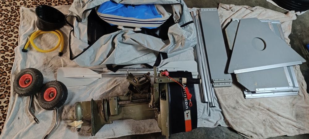 Sprzedam ponton Pro Marine z silnikiem Johnson 25 km