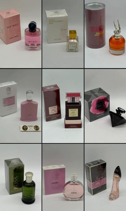 Perfumy Duży asortyment