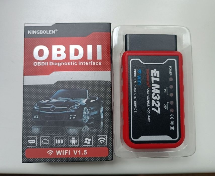 Диагностический сканер адаптер Kingbolen OBD2 ELM 327 wifi