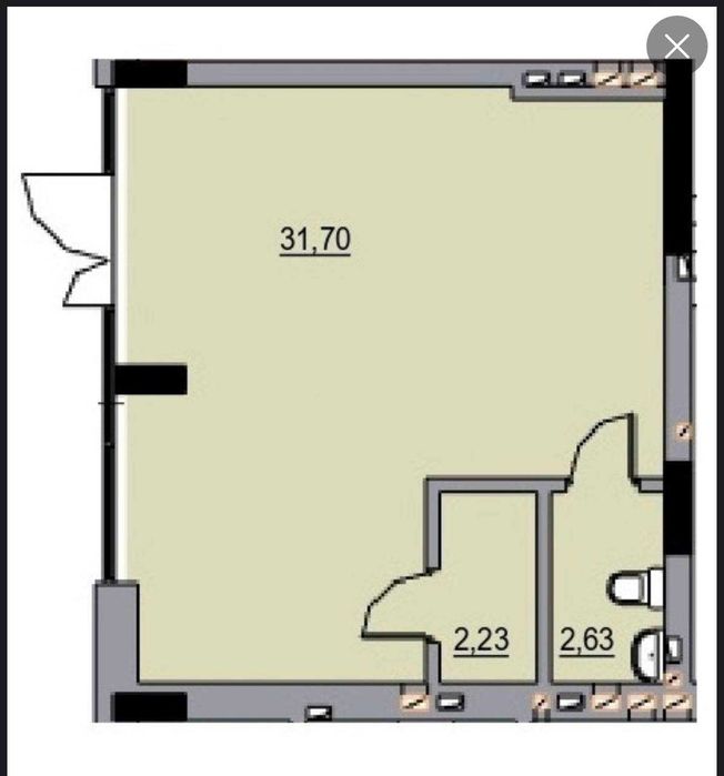 продаж фасадного комерційного приміщення у ЖК My Home