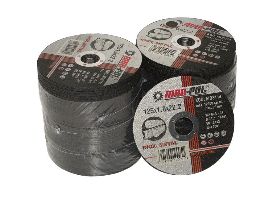 Tarcza do metalu stali tarcze 125x1,0mm 50szt MAR-POL