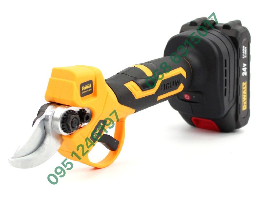 Аккумуляторный секатор DeWalt DCMPP540P1 24V 5Ah Толщина реза 30мм