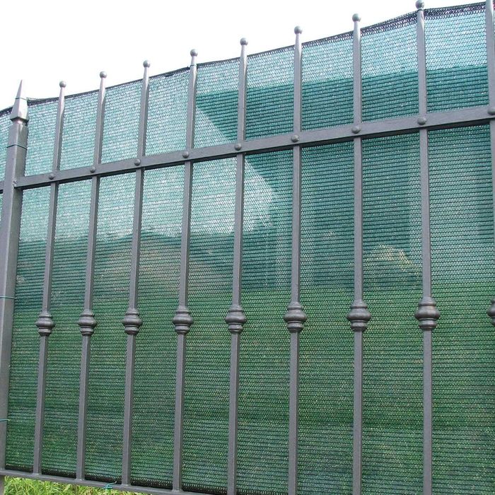 Tenax słoneczna siatka kryjąca maskująca 1x3 m zielona na balkon ogrodzenie