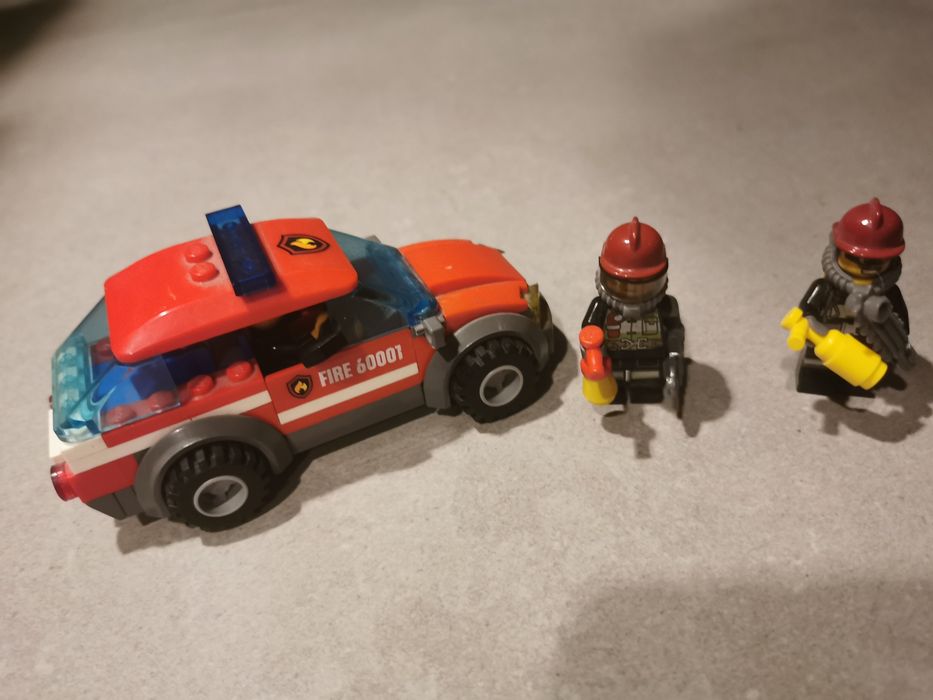 LEGO straż pożarna 3 figurki