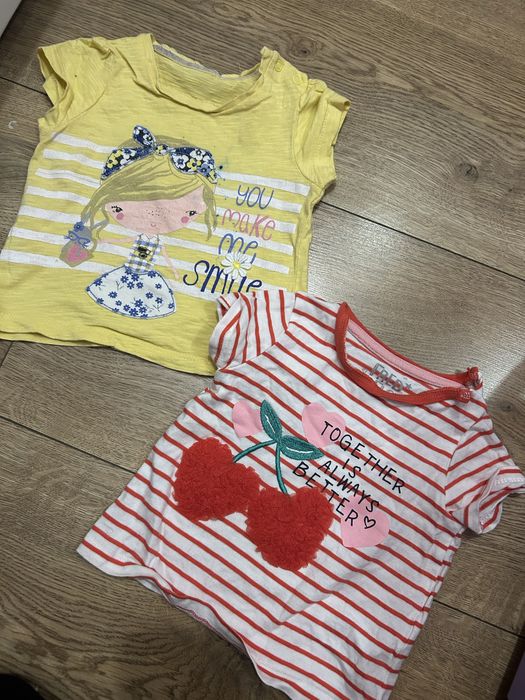 Bluzeczki 62/68 wisienka fred&flo