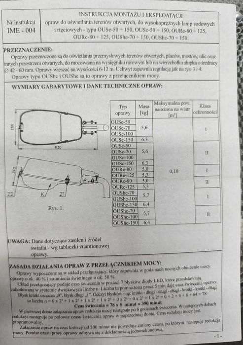 Oprawa drogowa LEDA 2 OUSc - 150