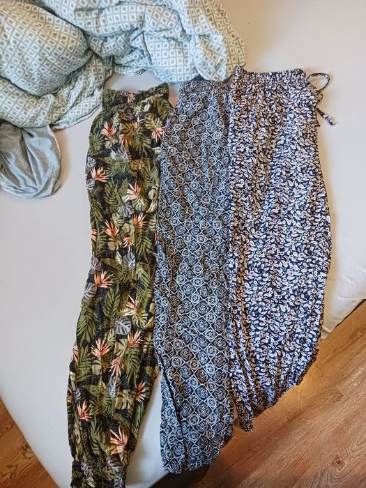 Spodnie haremkii alladyny 3sztuki