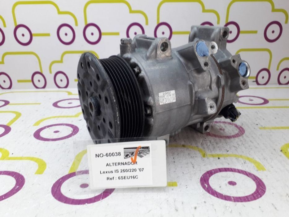 Compressor AC Lexus IS 250/220 2.2 177Cv de 2007 - Ref: 6SEU16C - NO60038