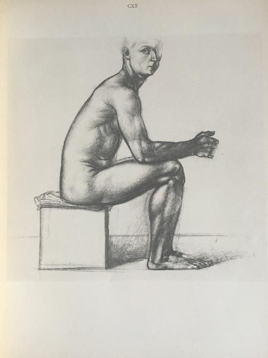 Анатомия для художников / Йене Барчаи, третье издание, 1959 год