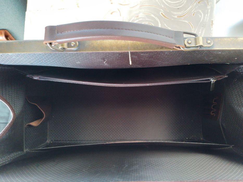 Skórzana męska torba firmy Wooc