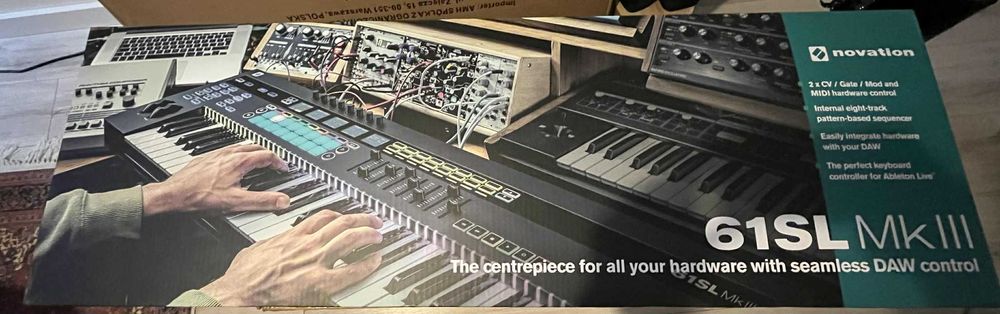 Klawiatura sterująca MIDI z sekwencerem Novation 61SL MKIII Masterkeyb