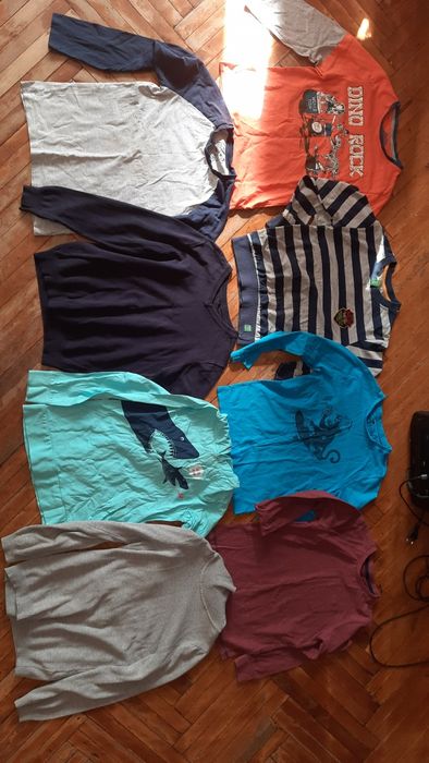 Лонгслив, кофта, реглан, свитшот H&M , M&S 6-8лет, рост 122-134 и 140