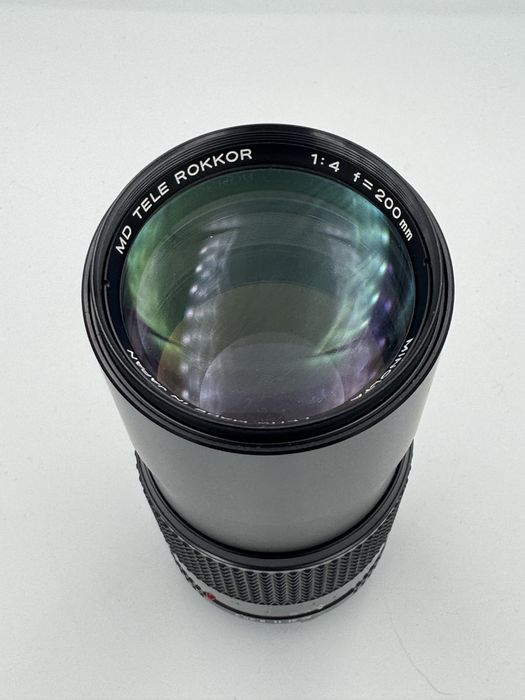Minolta Rokkor 200 4.0 bdb stan Minolta MD
