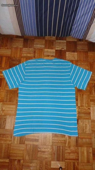 T-shirt de homem azul Barred's Sport