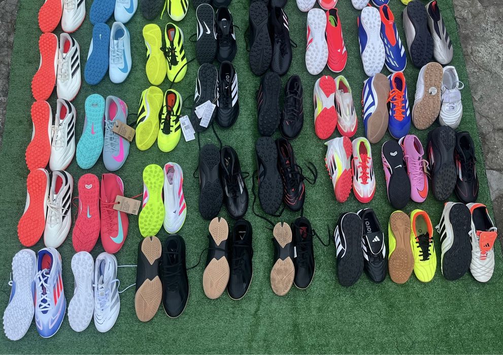 Сороконіжки та бутси Adidas F50 Nike Elite нові та бу 29-48 розміру