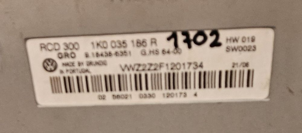 Radio samochodowe Rcd300