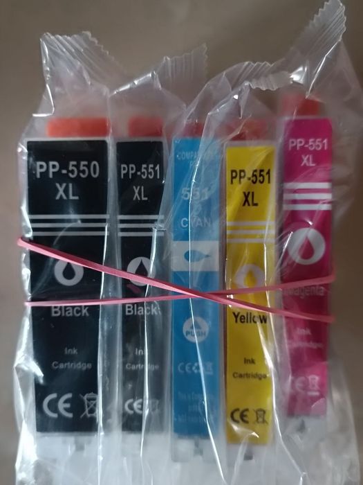 Продам картриджи Canon Pixma 550-551XL 
Подходят для