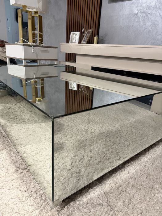 Mesa de Centro Retangular de Espelho Ovar