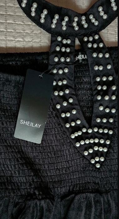 Gotycka czarna sukienka celvetowa alternatiw y2k Nowa lolita cottage