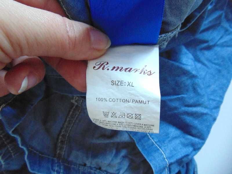 R.Marks nowy kombinezon damski jednoczęściowy jeans XL