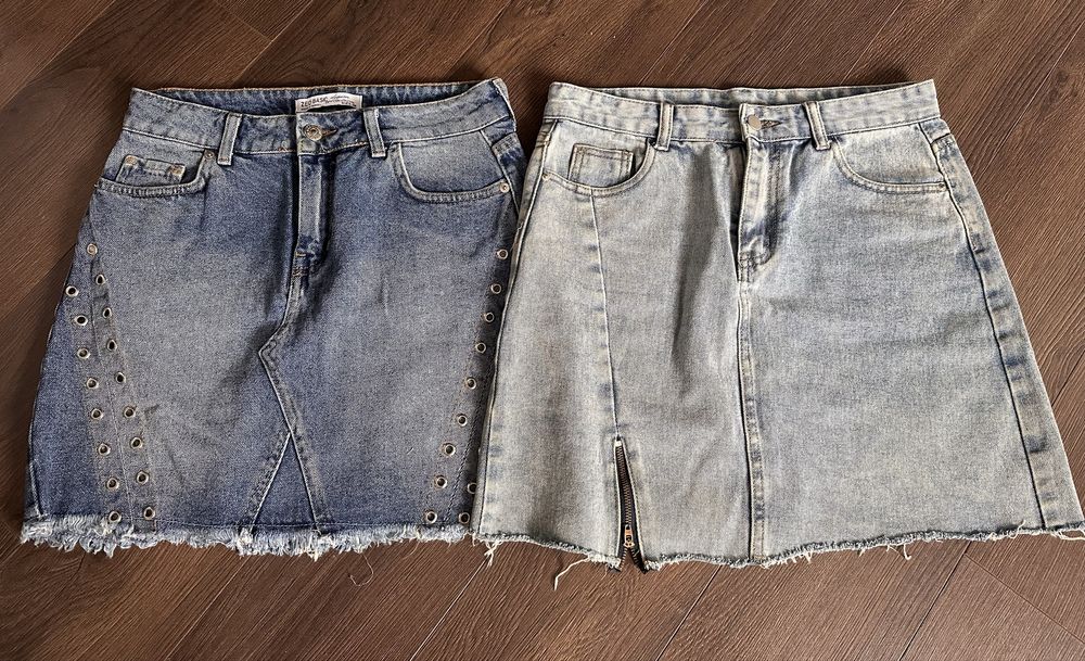 Спідниця юбка джинсова розмір м zara h&m reserved