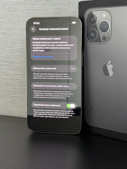 iPhone 13 Pro, grafitowy, 128GB