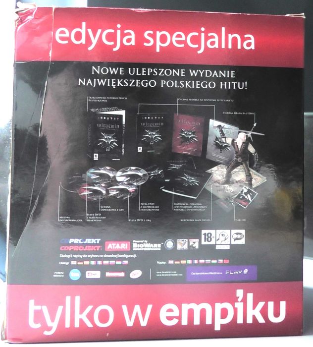 Wiedźmin 1 Edycja Specjalna Empik Nowy/Folia