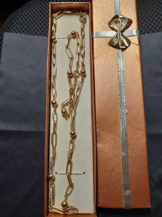 Fio + Pulseira em Ouro 19.2k