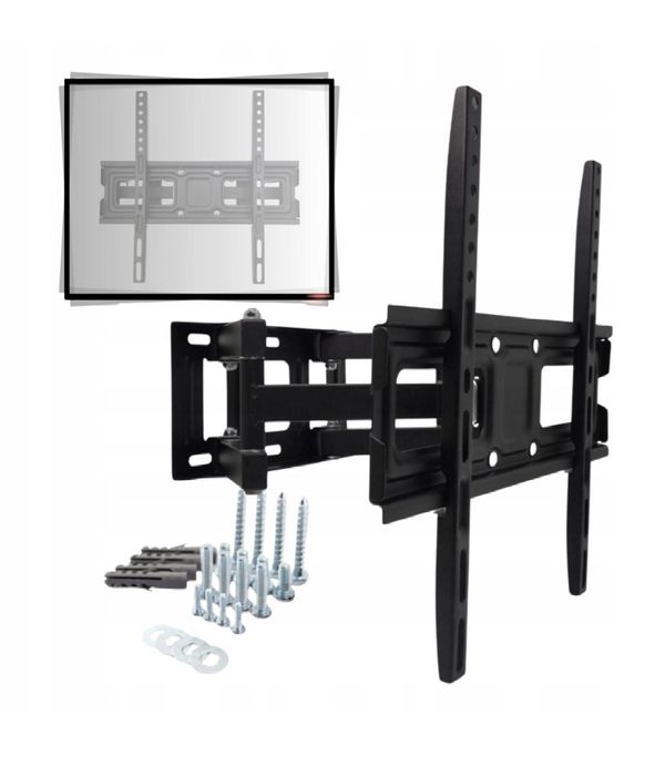 Nowy UCHWYT DO TV LED lce23-65 cali  obrotowy pochyły VESA 400X400