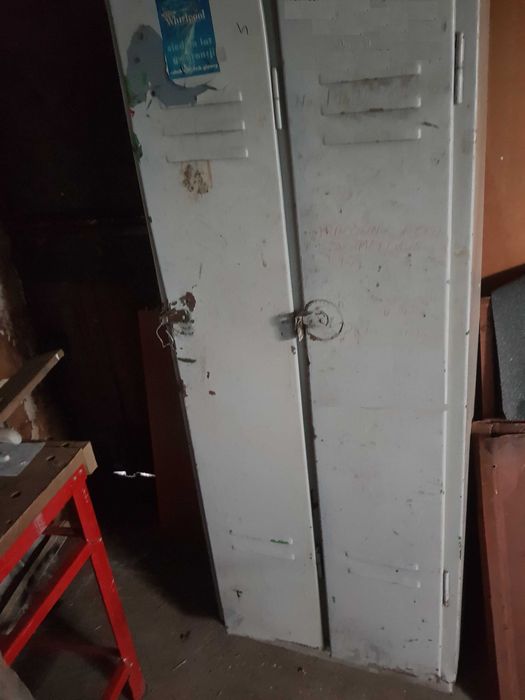 Szafka szafa metalowa ubraniowa BHP szatnia szatniowa warsztatowa