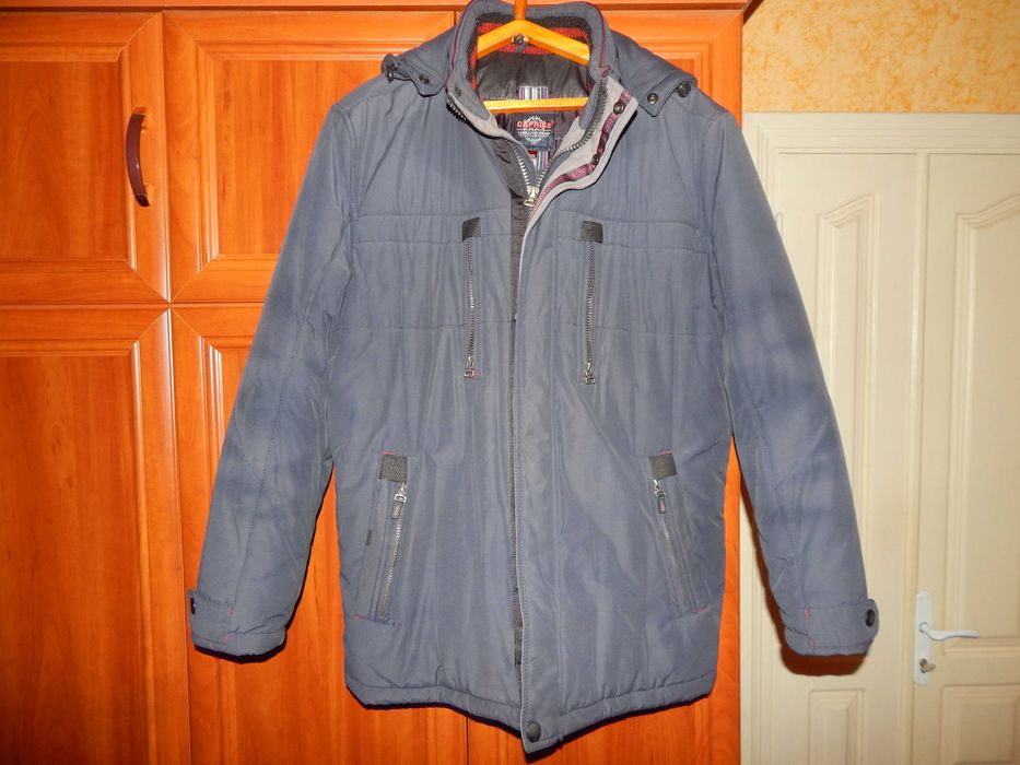 Куртка с капюшоном парка теплая синяя Caprice на мембране GoreTex