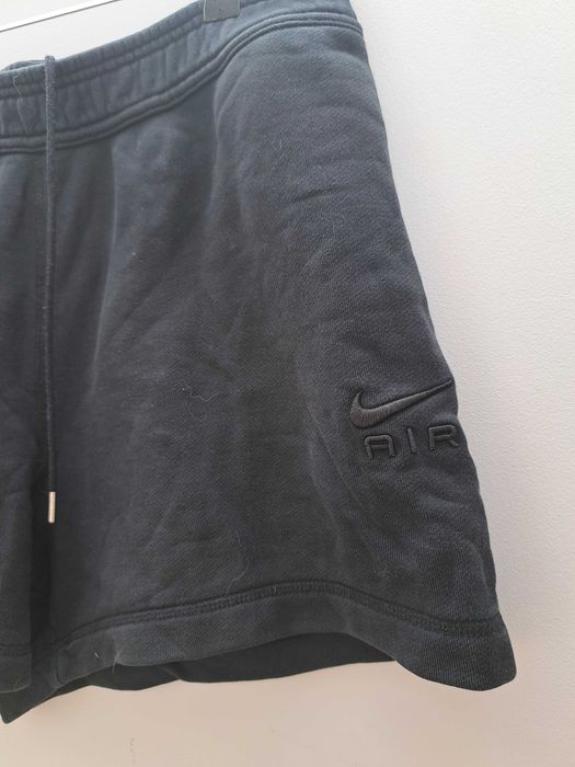 Czarne spodenki Nike Air XXL – wygodne, bawełniane