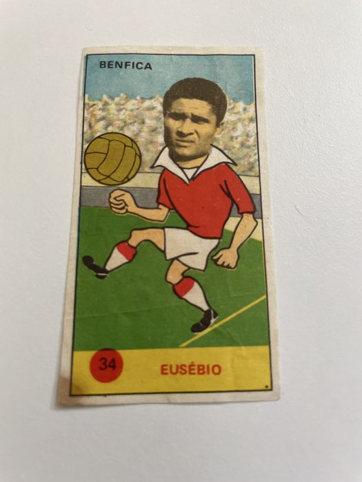 Cromo caramelo Elite 1974 - Eusébio