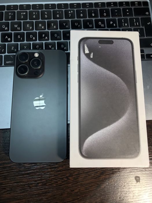 Iphone 15 Pro Max 256Gb Black Titanium Фіз сім