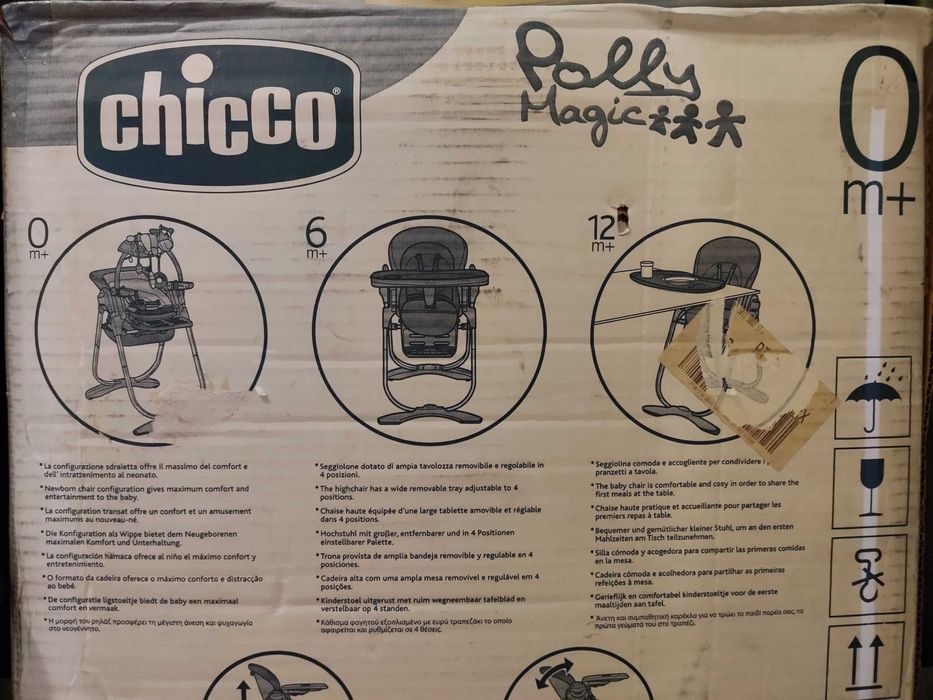 Bébé, Cadeira Chicco Polly Magic e Criança, cadeira alta IKEA