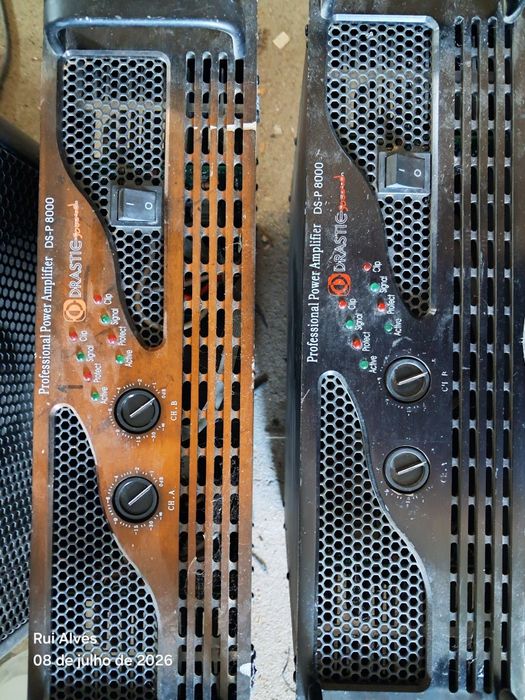 2 amplificadores Drastic MX 8000