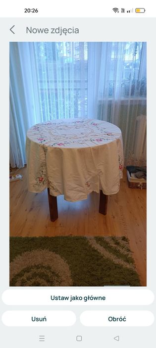 Ozdoba okrągły dekoracja okleina dębowa