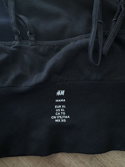 Mama H&M sportowy bezszwowy biustonosz dla mamy karmiacej