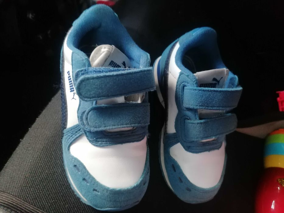 Adidasy biało niebieskie puma