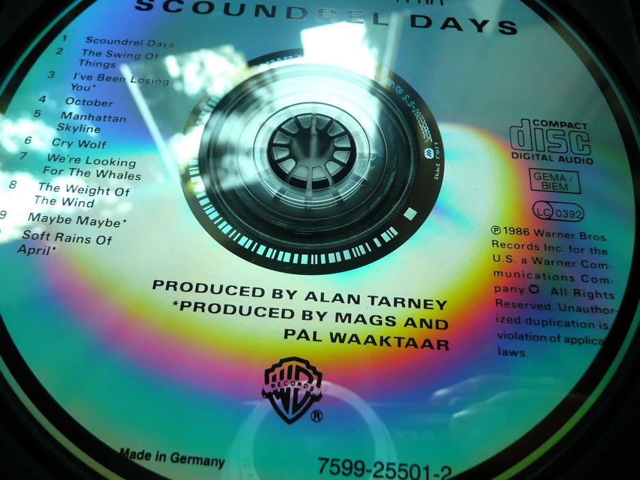 A-HA SCOUNDREL DAYS płyta kompaktowa cd