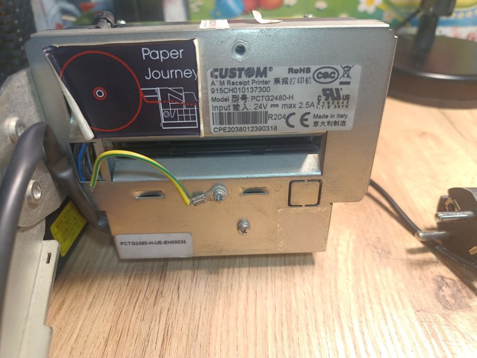 Термопринтер custom TG 2480 + блок питания