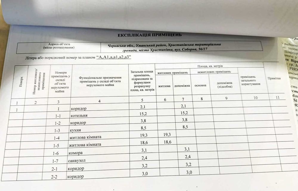 Під бізнес, частина житлового будинку в центральній частині м. Христинівка по вул. Соборна 43,6кв.м.