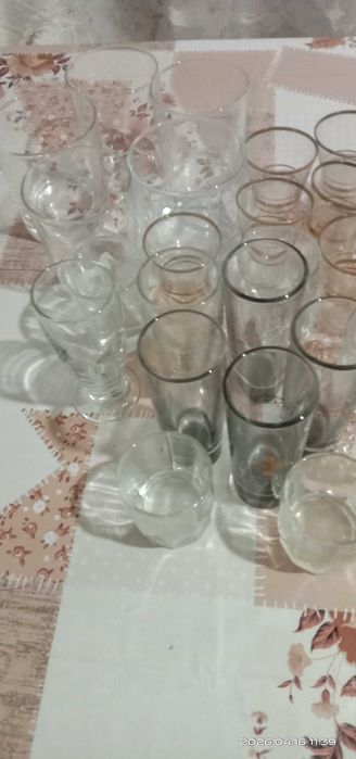 Стаканы бакалы рюмочки