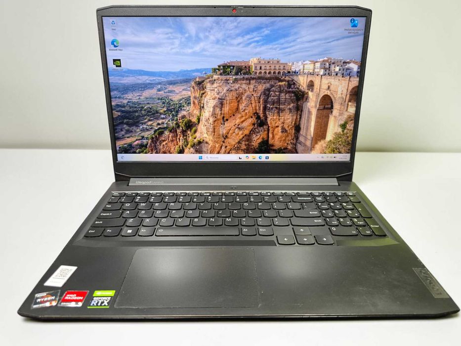 Lenovo Ideapad Gaming 3-15ACH6 / R5-5600H 3.30GHz / 16GB 3200Mhz DDR4 / RTX 3050Ti 4GB / 1TB M2 + 256GB M2 / 15.6' FHD IPS 120Hz / Grade B /GW 12 mies