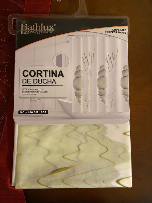 Cortinado duche, casa de banho