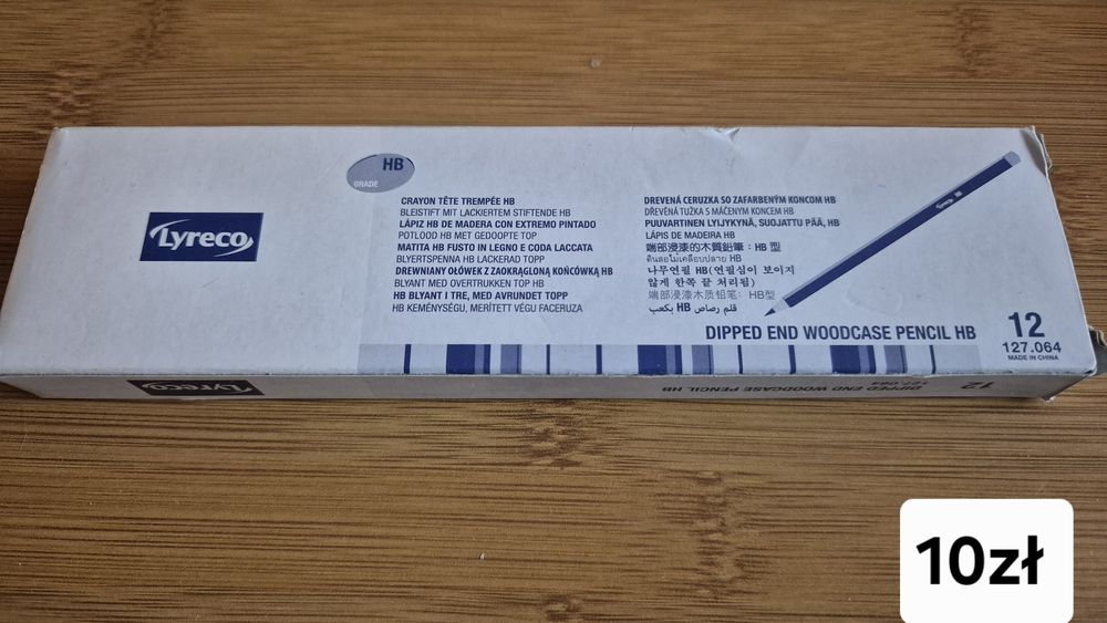 Komplet nowych ołówków ołówek HB 10 sztuk
