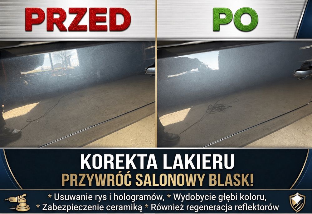Polerowanie lamp/auta detaling